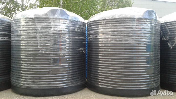 Резервуар 10 м3 пластиковый для воды, топлива
