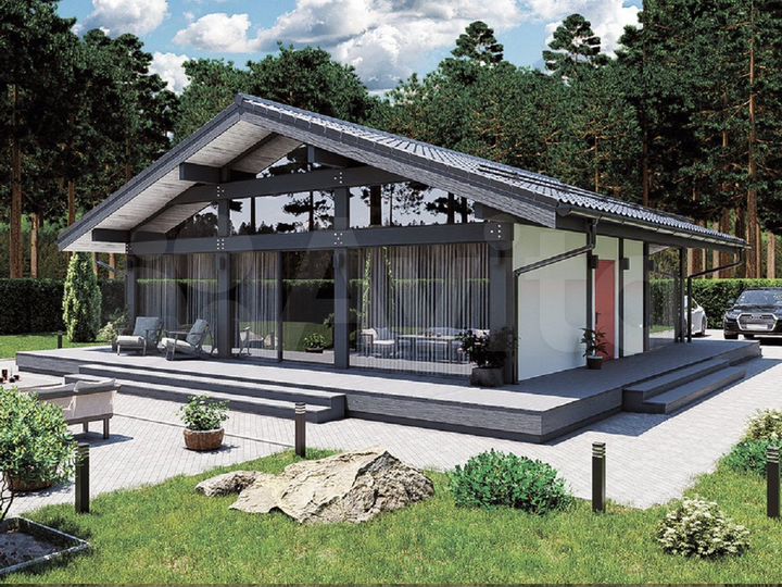 Дом 84 м² на участке 7 сот.