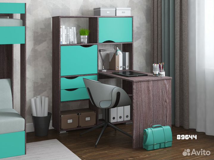 Стол письменный угловой Лаворо лев