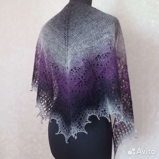 Шаль платок косынка бактус 100 шерсть в наличии