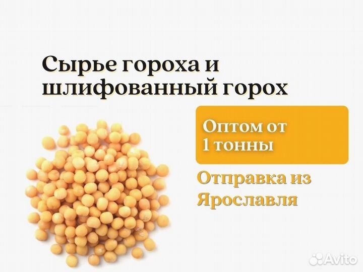 Горох с поля (сырье) (кг)