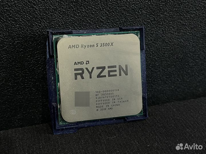 Процессор ryzen 5 3500x неисправный