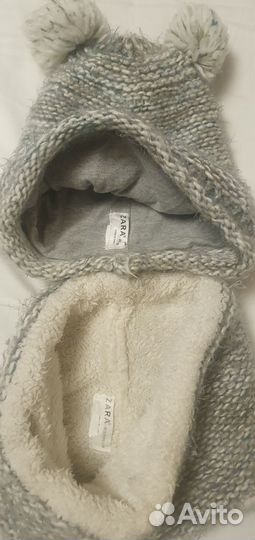 Шапка и снуд, шапка и шарф Zara 5-7 лет