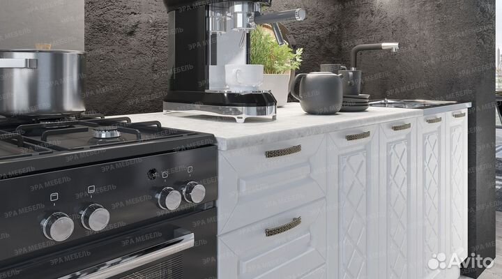 Кухня Агава 1.6 м Акация Белая