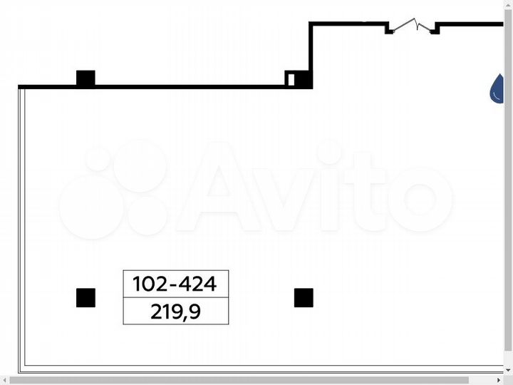 Продается офисное помещение, площадь 219.9 кв.м