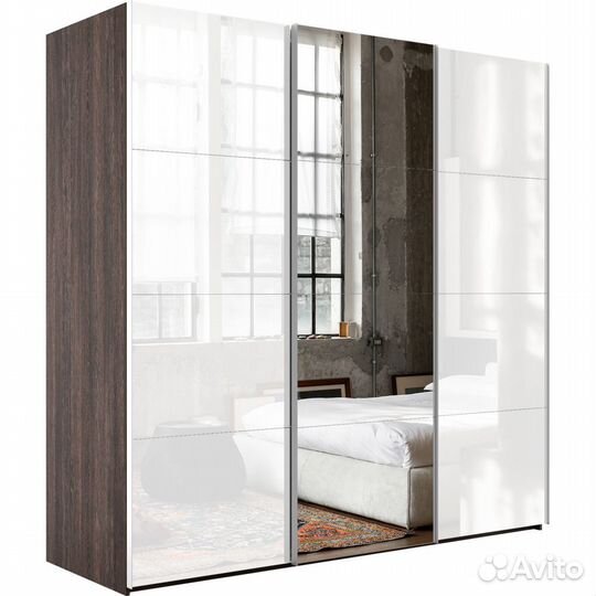 Шкаф-купе Эста 3-х дверный Медиум (4 посредине) (4