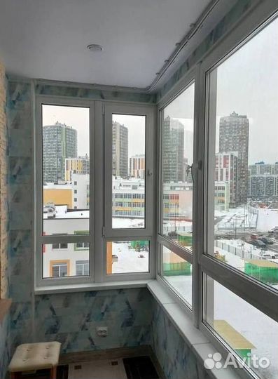 Остекление окон и балконов пвх