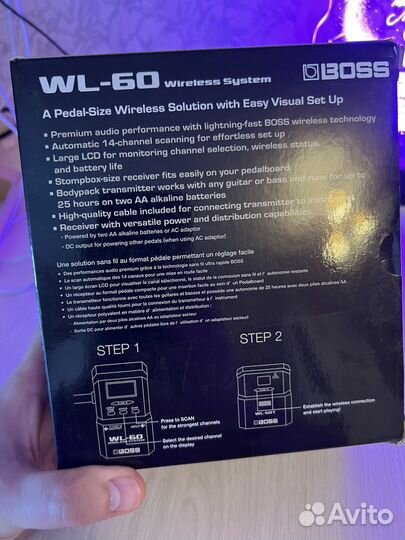 Boss wl 60 радиосистема