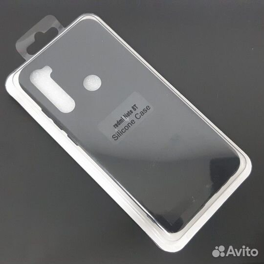 Силиконовый чехол на Xiaomi Redmi Note 8T чёрный