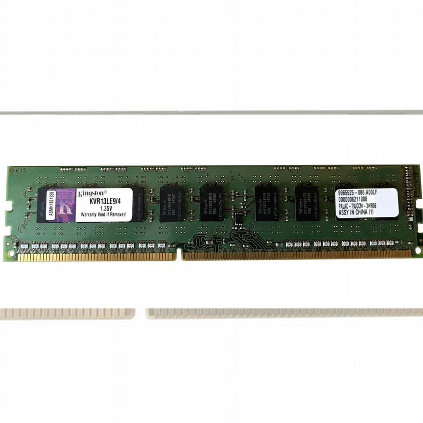 [KVR13LE9/4] Оперативная Память Kingston 4gb Kvr13le9/4