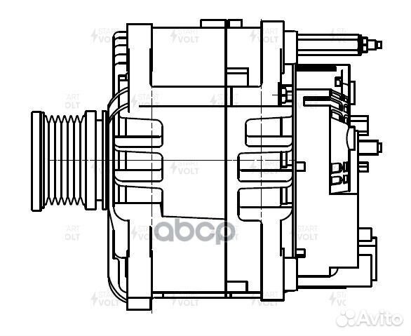 Генератор Vag Transporter T5 (09) /Tiguan (16)