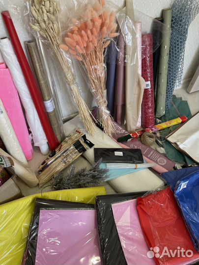 Все для флориста фоамиран тишью коробки