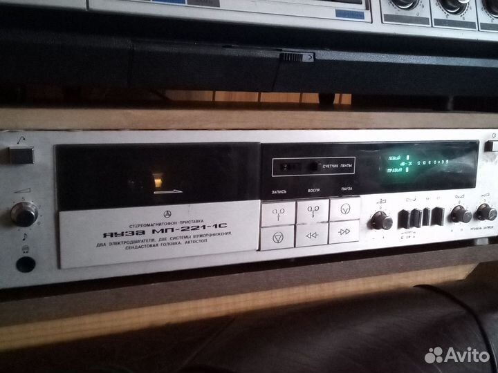 Дека кассетная яуза мп-221-1с, после профилактики