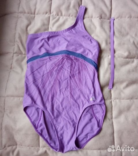 Слитный купальник для плавания новый Adidas