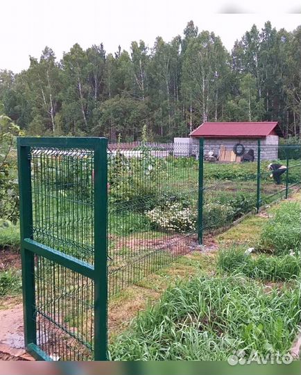 Сетка для забора 3d
