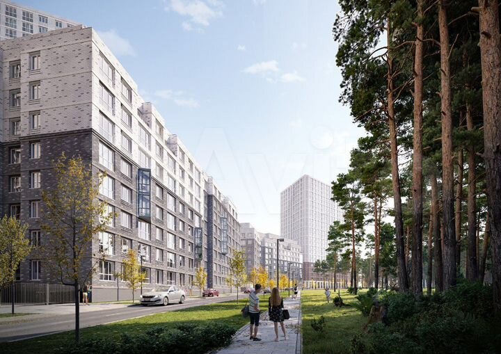 2-к. квартира, 64 м², 6/10 эт.