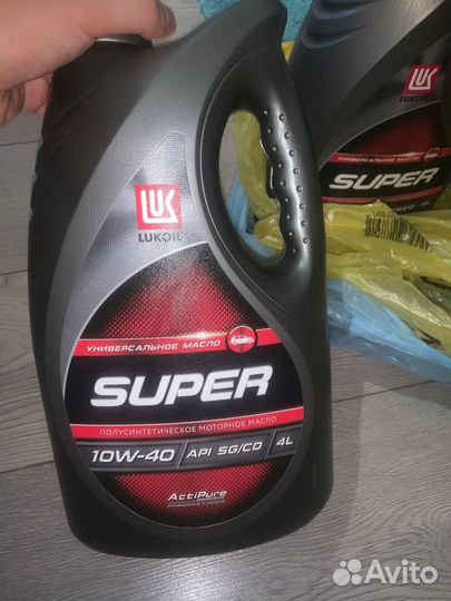 Моторное масло Lukoil супер SG/CD 10W40 4л