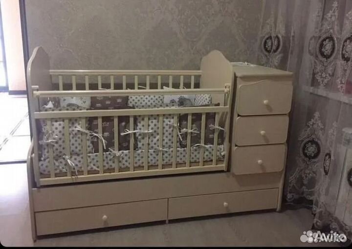 Детская кроватка 3 в 1