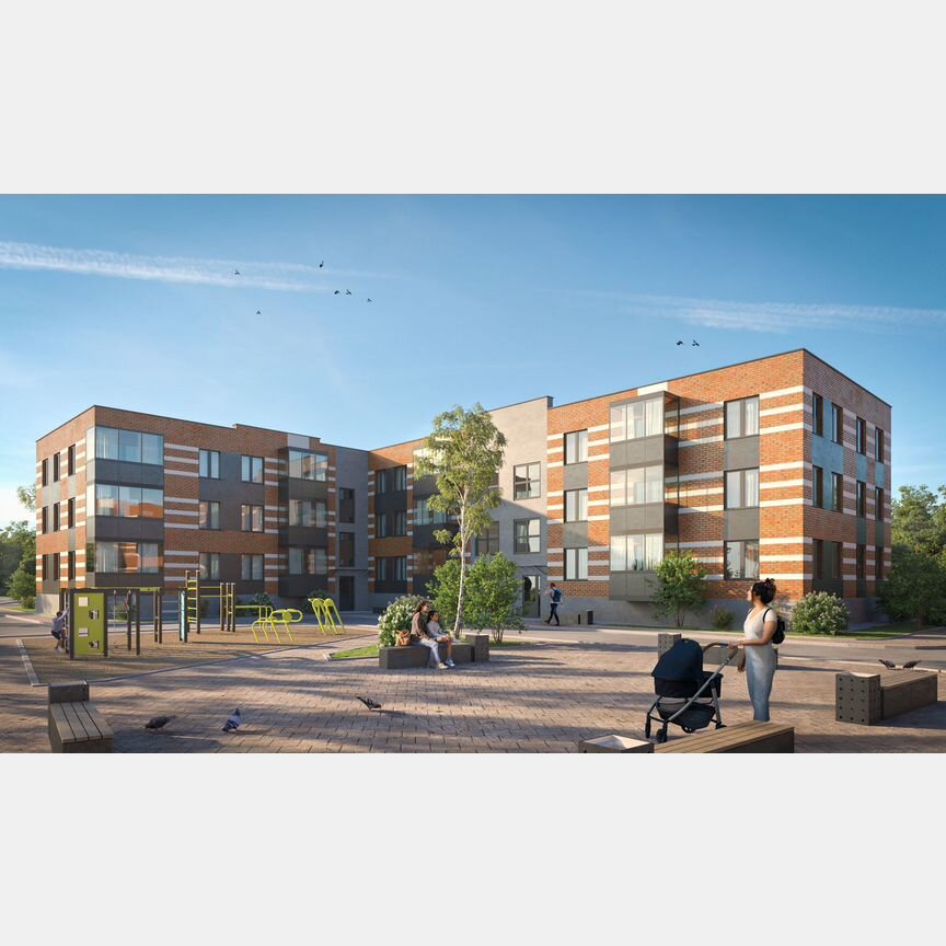 1-к. квартира, 45,7 м², 2/3 эт.