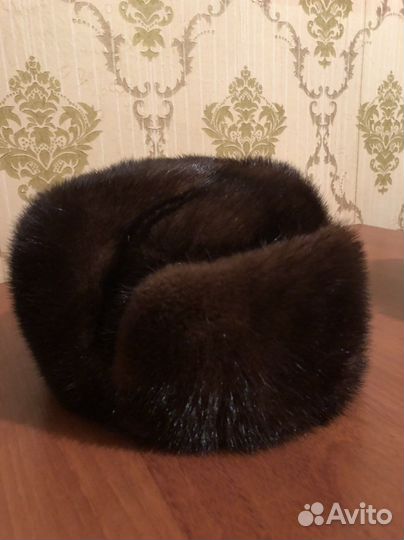 Мужская шапка СССР норковая