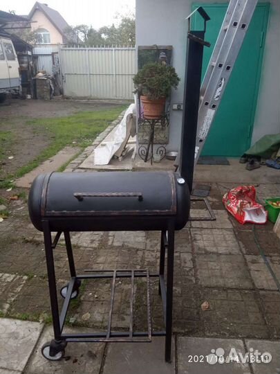 Мангал-коптильня