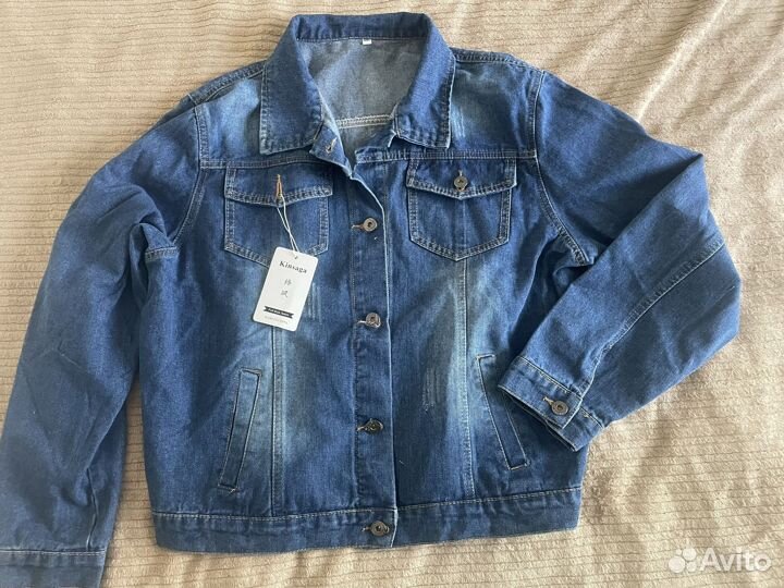 Джинсовая куртка женская 52 54
