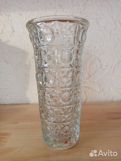 Ваза стеклянная советская. Уршельский завод