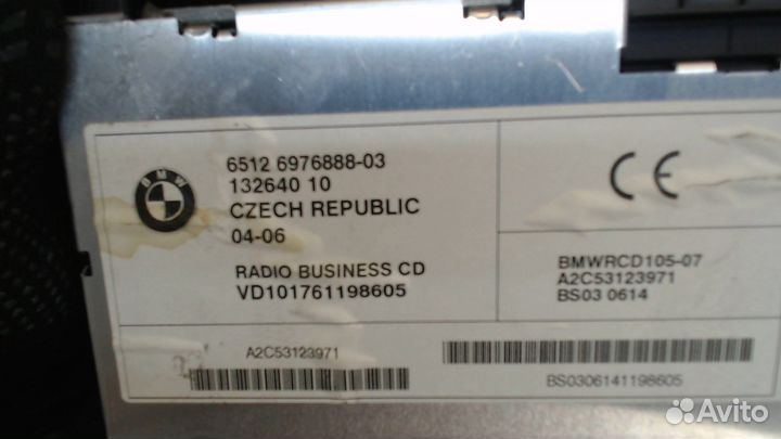 Магнитола BMW X3 E83, 2006