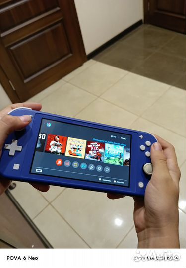 Nintendo switch lite прошитая новая с играми
