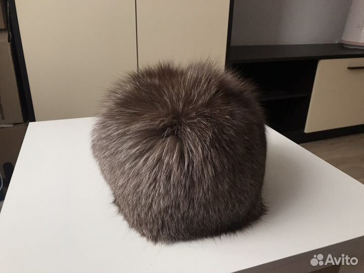 Меховая женская шапка из песца