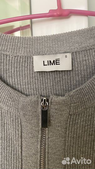 Топ на замке lime