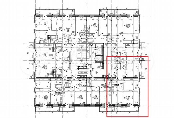 3-к. квартира, 88,2 м², 17/17 эт.