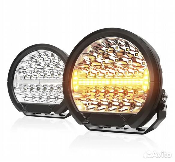 Светодиодные фары универсальная грузовые 12-24v