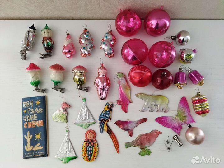 Ёлочные игрушки СССР плюс