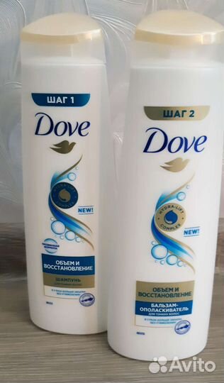 Шампунь и бальзам кондиционер Dove