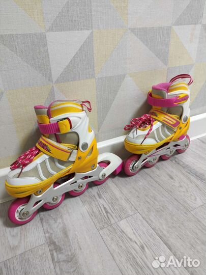 Роликовые коньки детские раздвижные