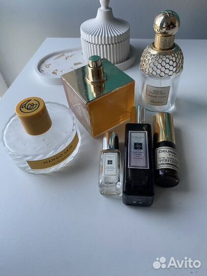Пустые флаконы от духов 6 шт