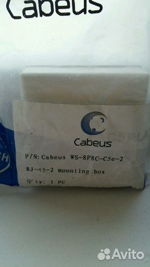 Сетевая розетка cabeus rg45