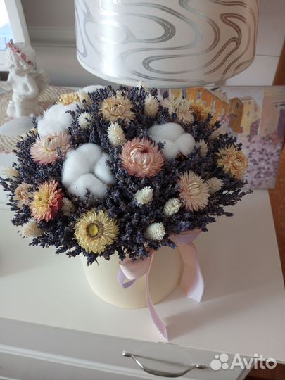 Букет из сухоцветов. Лаванда