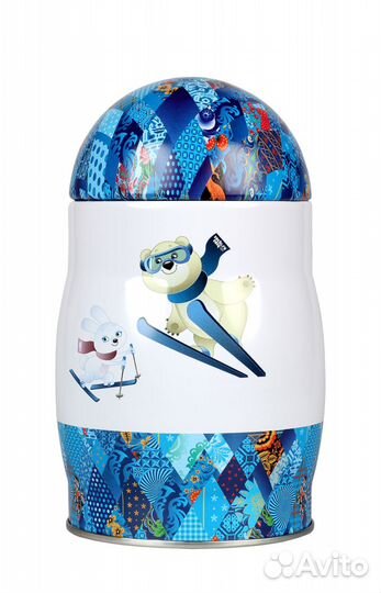 Банка жестяная из-под чая 