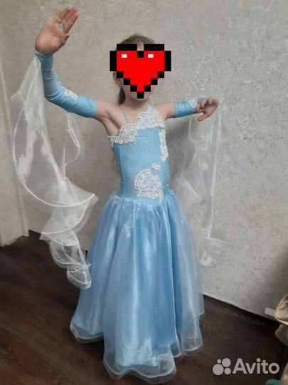 Нарядное платье для девочки(Золушка)