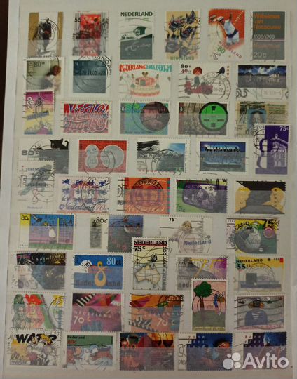 Набор марок Нидерландов 45 штук