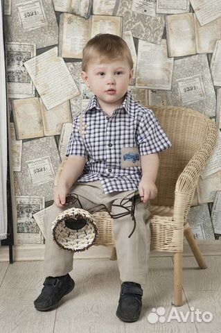 Choupette пиджак, рубашка, бриджи 86 см