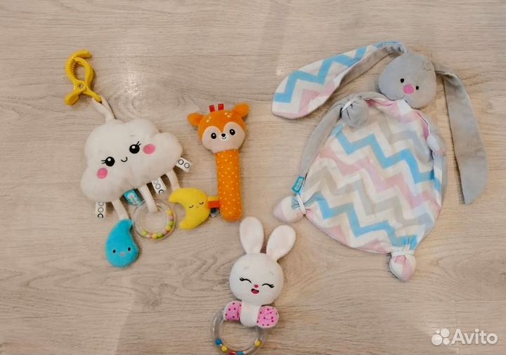 Игрушки для малышей мякиши пакетом