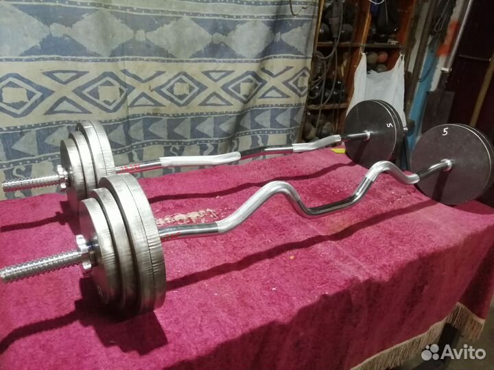 Штанга 36.5кг.и37кг