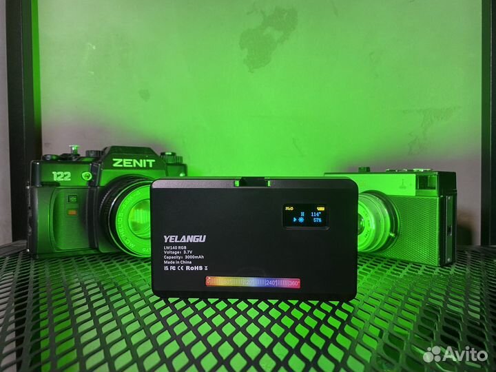 Видео свет панель 140 RGB LED накамерный свет