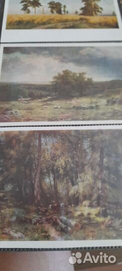 Открытки СССР живопись