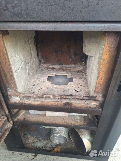 Печь камин дровяная