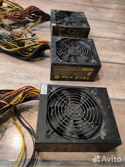 Блоки питания нерабочие LX2000w, zumax 1850w