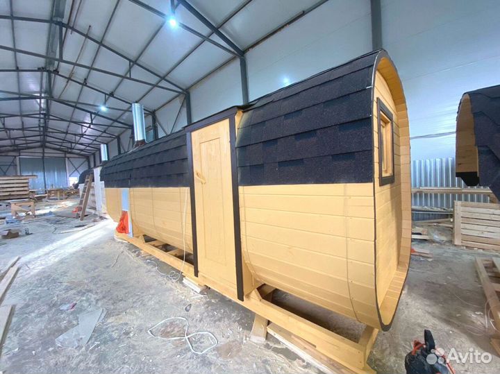 Бани-бочки квадро с доставкой